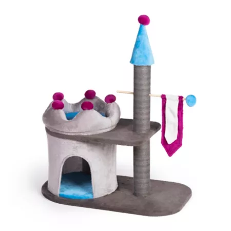 Prevue Pet Products King's Manor Cat Tree with Hideout and Scratching Post Cat Trees & Condos