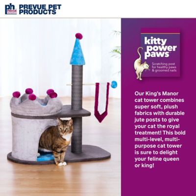 Image showing  King's Manor Cat Tree with Hideaway and Scratching Post