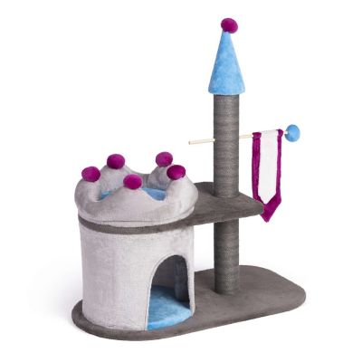 Image showing  King's Manor Cat Tree with Hideaway and Scratching Post