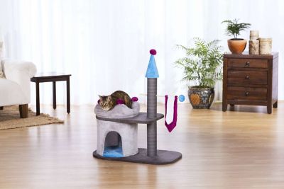 Image showing 5 th Prevue Pet Products King's Manor Cat Tree with Hideaway and Scratching Post