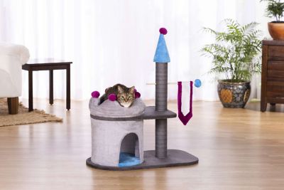 Image showing 6 th Prevue Pet Products King's Manor Cat Tree with Hideaway and Scratching Post