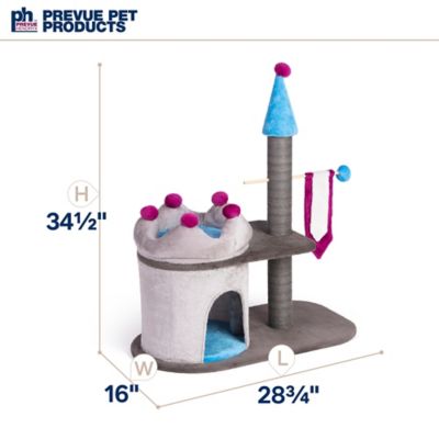 Image showing 12 th Prevue Pet Products King's Manor Cat Tree with Hideaway and Scratching Post