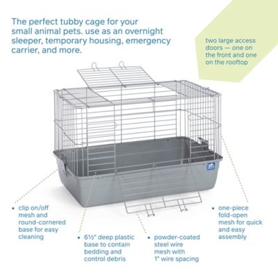 Image showing 6 th Prevue Pet Products Small Animal Tubby Cage, Extra Small, Gray