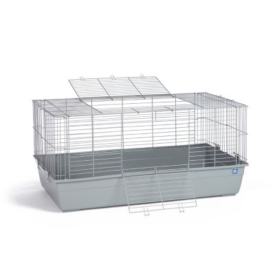 Prevue Pet Products Jumbo Tubby Powder-Coat Mesh Small Animal Cage, 47.25 in. x 24.25 in., Gray