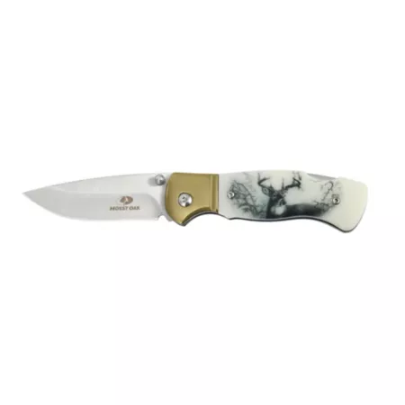 Mossy Oak 3" Whitetail Handle Folding Knife Knives