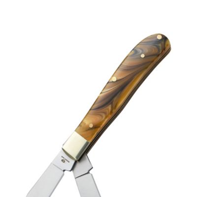 Image showing  2.75 in. 2-Blade Amber Pocket Knife