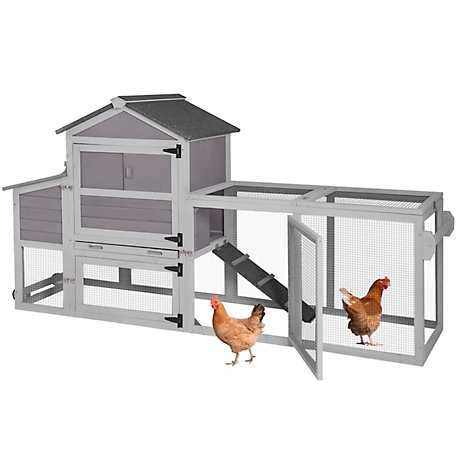 Aivituvin Chicken Tractor Mobile Chicken Coop, 1 to 2 Chicken Capacity