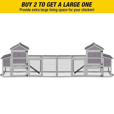 Image showing 5 th Aivituvin Mobile Chicken Tractor, 1 to 2 Chicken Capacity
