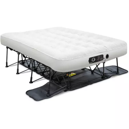 Ivation Air Mattress with Built-in Pump and Deflate Defender Queen Size Air Mattresses