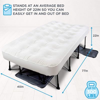 Image showing  Built-in Pump Air Mattress and Deflate Defender, Queen Size
