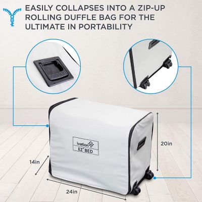 Image showing 5 th Ivation Built-in Pump Air Mattress and Deflate Defender, Queen Size