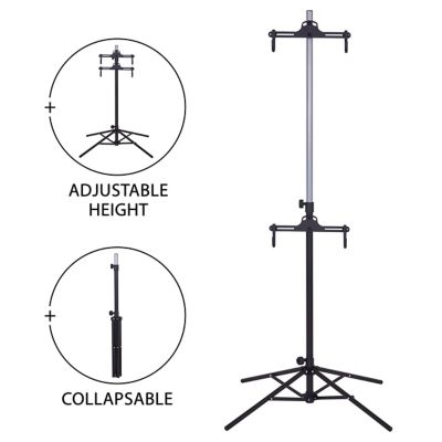 Image showing  Freestanting Bike Stand, 2 Bicycle Stand with Adjustable Height, for Mountain & Road Bicycles