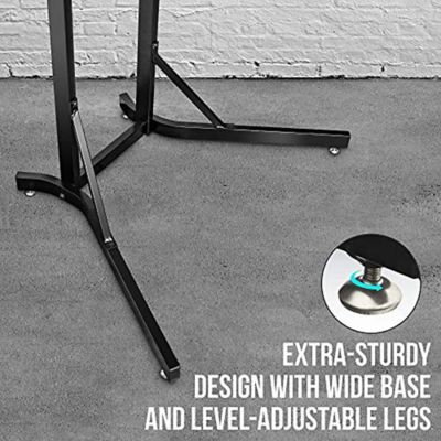 Image showing 6 th RaxGo 180 lb. Capacity 4-Bicycle Garage Floor Stand Bike Storage Rack