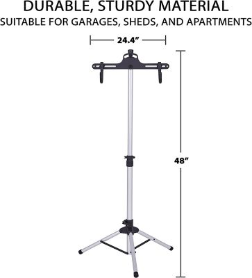 Image showing  Adjustable Bike Rack, Freestanding Vertical Mount Bike Rack Garage Storage