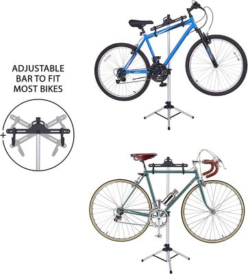 Image showing  Adjustable Bike Rack, Freestanding Vertical Mount Bike Rack Garage Storage
