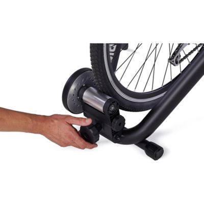 Image showing  Mag Bike Trainer Stand, Zwift App Compatible, Magnetic Resistance Indoor Bike Trainer, Black