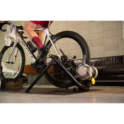 Image showing 5 th Saris Fluid2 Bike Trainer Stand, Zwift App Compatible, Foldable Frame Indoor Bike Trainer, Black