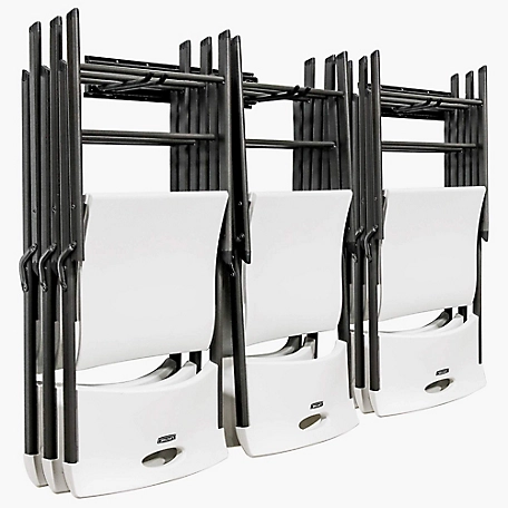 RaxGo Chair Storage Rack, Mounted Folding Chair Rack and Hanger System For Home
