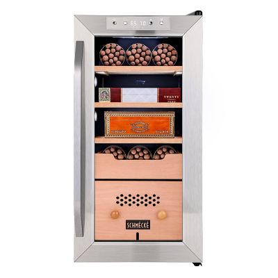 Schmecke 250 Cigar Humidor Cabinet with 3 in 1 Precise Cooling, Heating & Humidity Control