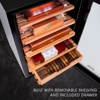 Image showing  400 Cigar Humidor Cabinet with 3 in 1 Precise Cooling, Heating & Humidity Control