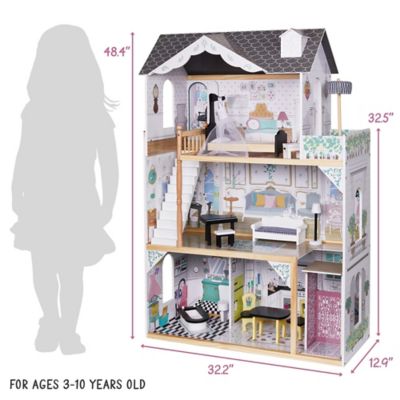 Image showing  Wooden Dollhouse Toy Set X Large