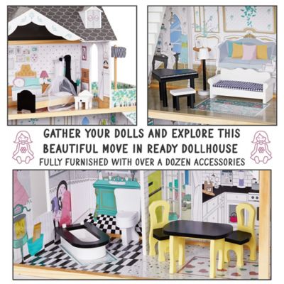 Image showing 6 th Lil' Jumbl Wooden Dollhouse Toy Set X Large