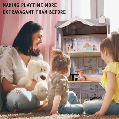 Image showing 8 th Lil' Jumbl Wooden Dollhouse Toy Set X Large