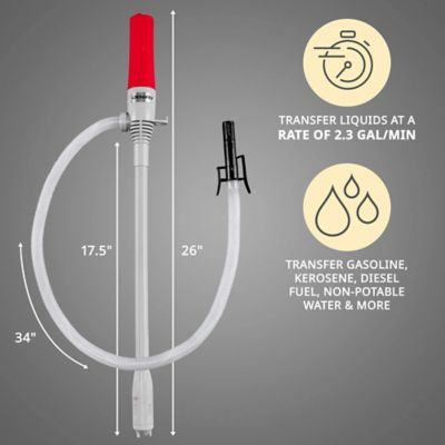 Image showing  Battery Powered Automatic Fuel Transfer Pump with Auto-Stop, 2.3 GPM, 3X More Powerful, D