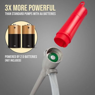 Image showing 6 th Deway Battery Powered Automatic Fuel Transfer Pump with Auto-Stop, 2.3 GPM, 3X More Powerful, D