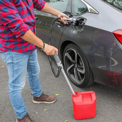 Image showing  Battery Powered Automatic Fuel Transfer Pump with Nozzle Flow Control and Stop, 2.3 GPM, 3X More Powerful