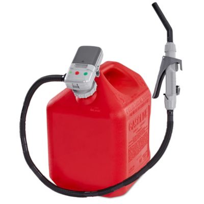 Deway Automatic Fuel Transfer Pump W/Nozzle Flow Control & Stop, AA Battery Powered, Fits All Cans