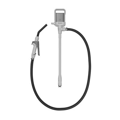 Deway Automatic Fuel Transfer Pump W/Rubber Hose & Nozzle for Flow Control & Stop, Fits All Cans