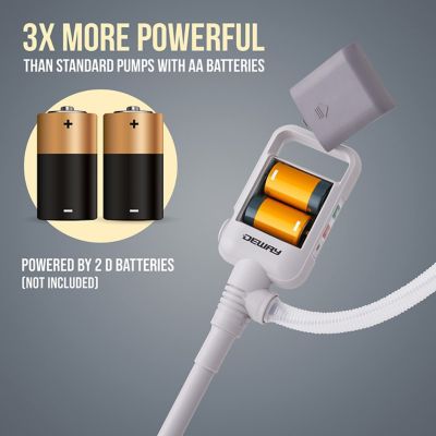 Image showing  Battery Powered Automatic Fuel Transfer Pump with Clip Nozzle for Flow Control and Stop, 2.3 GPM, Fits All Cans