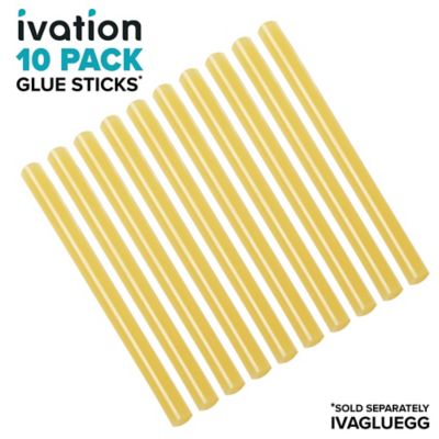 Image showing  Glue Sticks 10-Pack for Ivation Cordless Butane Glue Gun