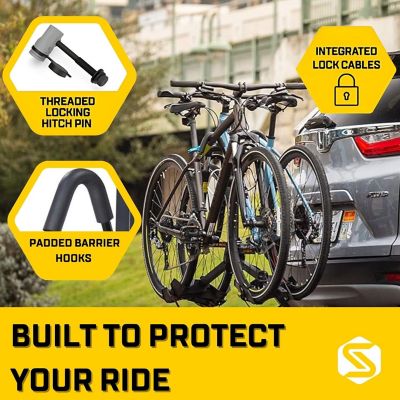 Image showing 6 th Saris All Star Bike Rack Hitch Mount, Easy to Load, Star Tray Style Hitch Bike Rack, 2 Bikes