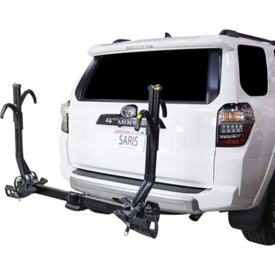 Image showing  2-Bike 120 lb. Capacity SuperClamp EX Hitch Bike Rack Mount, Lightweight Bike Rack for Car and SUVs