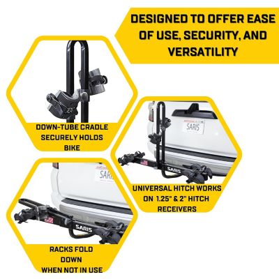 Image showing  Freedom Hitch Bike Rack Mount, Bike Rack for Car and SUVs, 2 Bikes