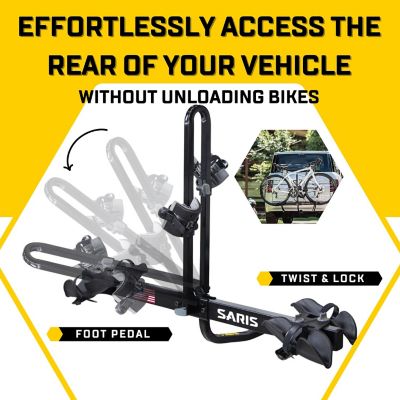 Image showing 5 th Saris Freedom Hitch Bike Rack Mount, Bike Rack for Car and SUVs, 2 Bikes