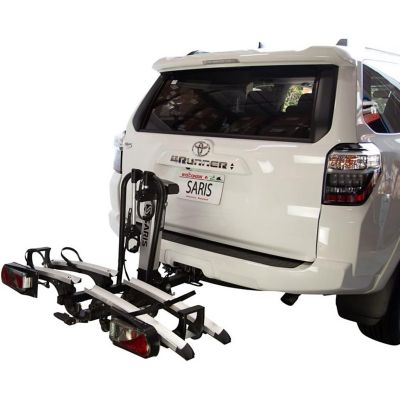 Saris Door County Bike Rack for Car, Hitch Bike Rack W/Electric Hitch Lift for Easy Loading, 2 Bikes