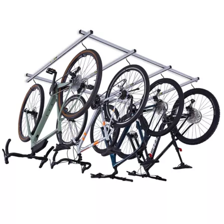 Saris Cycle Glide Ceiling Bike Rack 4 Bike Capacity Garage Hanging System Sports & Bike Racks