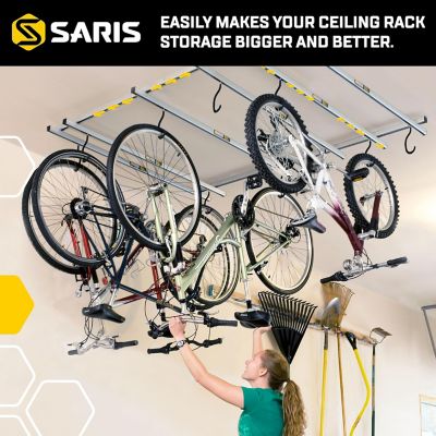 Image showing  Cycle Glide Ceiling Bike Rack Add-on, 2 Extra Bikes for the Bike Hanging System for Garage