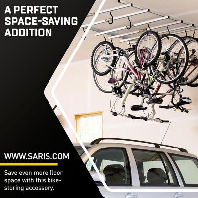 Image showing  Cycle Glide Ceiling Bike Rack Add-on, 2 Extra Bikes for the Bike Hanging System for Garage