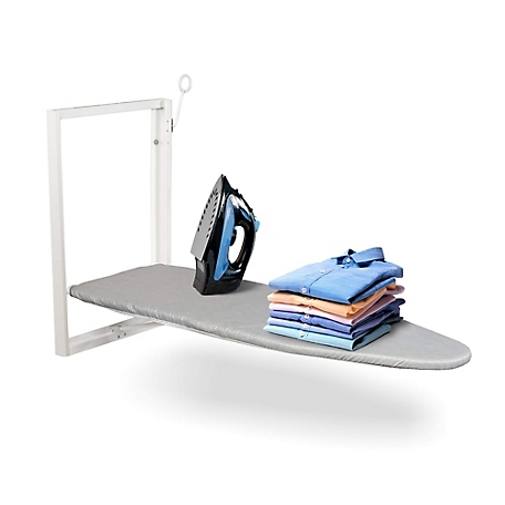 Ivation Wall Mounted Ironing Board, 36.2" x 12.2" Foldable Iron Board for Home, Apartment & More
