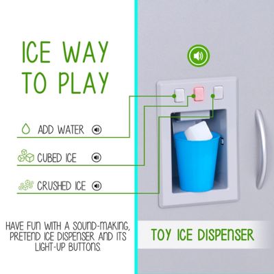 Image showing 5 th Lil' Jumbl Premium Kids Kitchen Set, Wooden Pretend Play Kitchen W/Sounds & Accessories - Charcoal