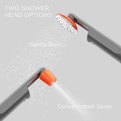 Image showing  Portable Camping Shower, Hands-Free Rechargeable Camping Showerhead with Pump and 6 ft. Hose