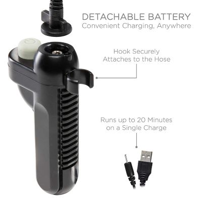 Image showing  Portable Camping Shower, Hands-Free Rechargeable Camping Showerhead with Pump and 6 ft. Hose