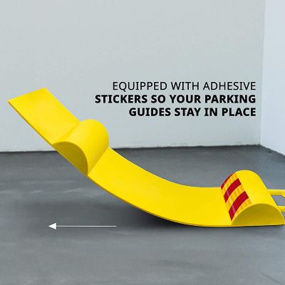 Image showing  Car Parking Mat, Garage Parking Aid Tire Stopper for Cars, Trucks and Other