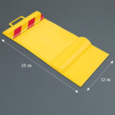 Image showing  Car Parking Mat, Garage Parking Aid Tire Stopper for Cars, Trucks and Other