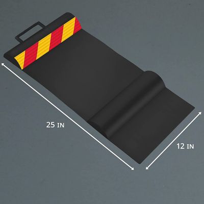Image showing  Car Parking Mat, Garage Parking Aid Tire Stopper for Cars, Trucks and Other