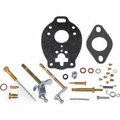 CountyLine Carburetor Repair Kit for Ford 9N, 2N, 8N, with Throttle shaft, Choke Shaft and More